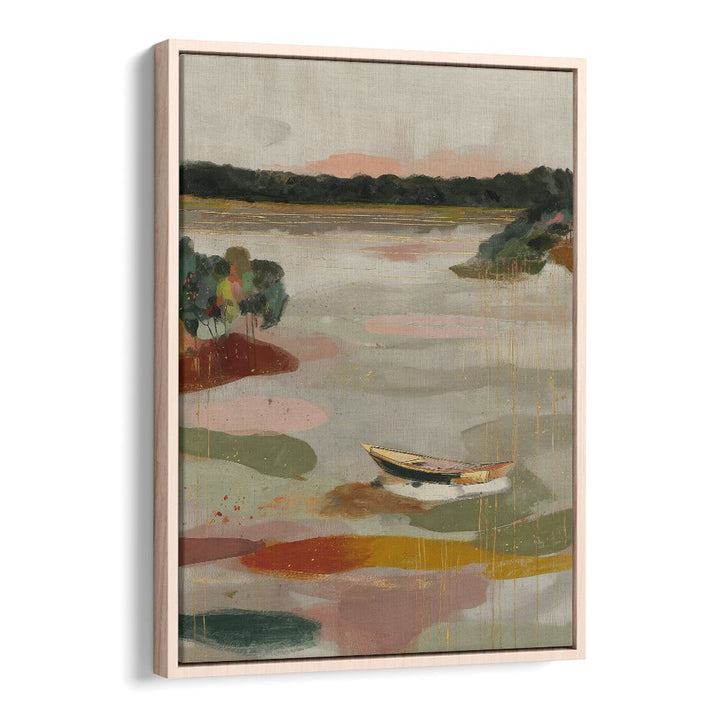 TRANQUIL BOAT ON STILL WATERS