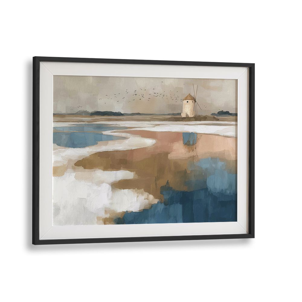 WINDMILL OVER SHALLOW WATERS