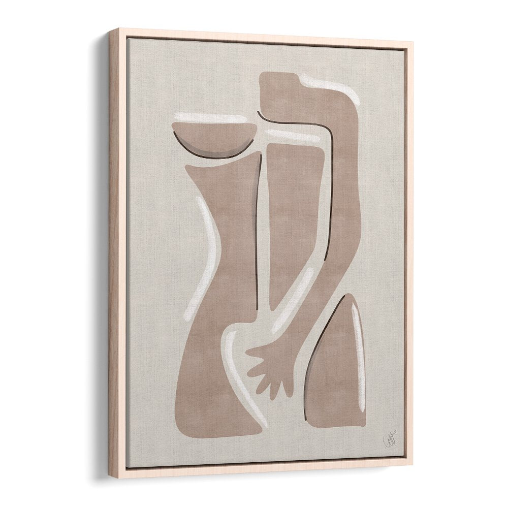 WOMAN V - PANTONE 2025 MOCHA MOUSSE