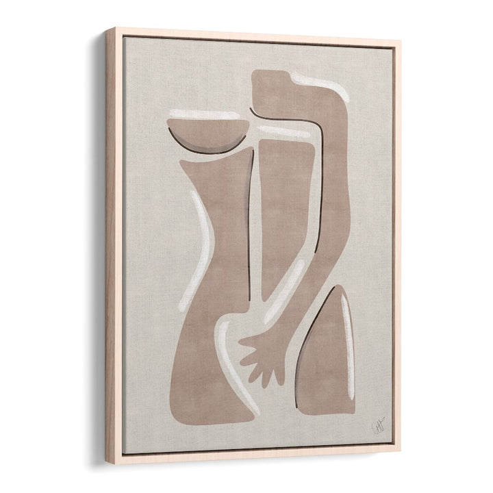 WOMAN V - PANTONE 2025 MOCHA MOUSSE