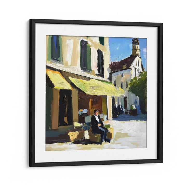 MAN AT SUNNY CAFE