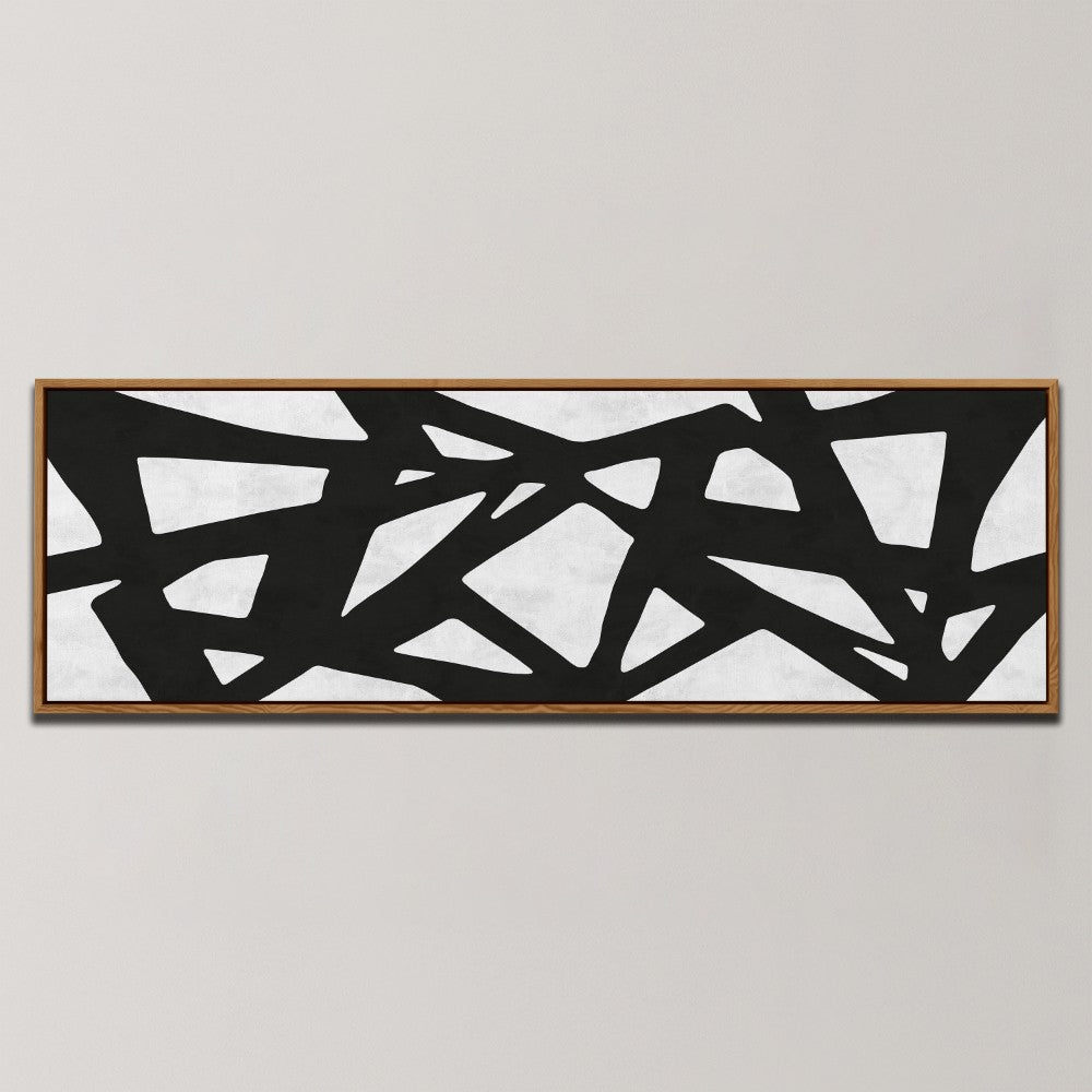TANGLED MONOCHROME PATTERN  , PANORAMIC ART
