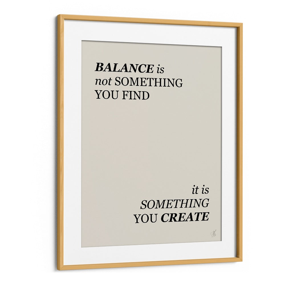 BALANCE IS CREATED