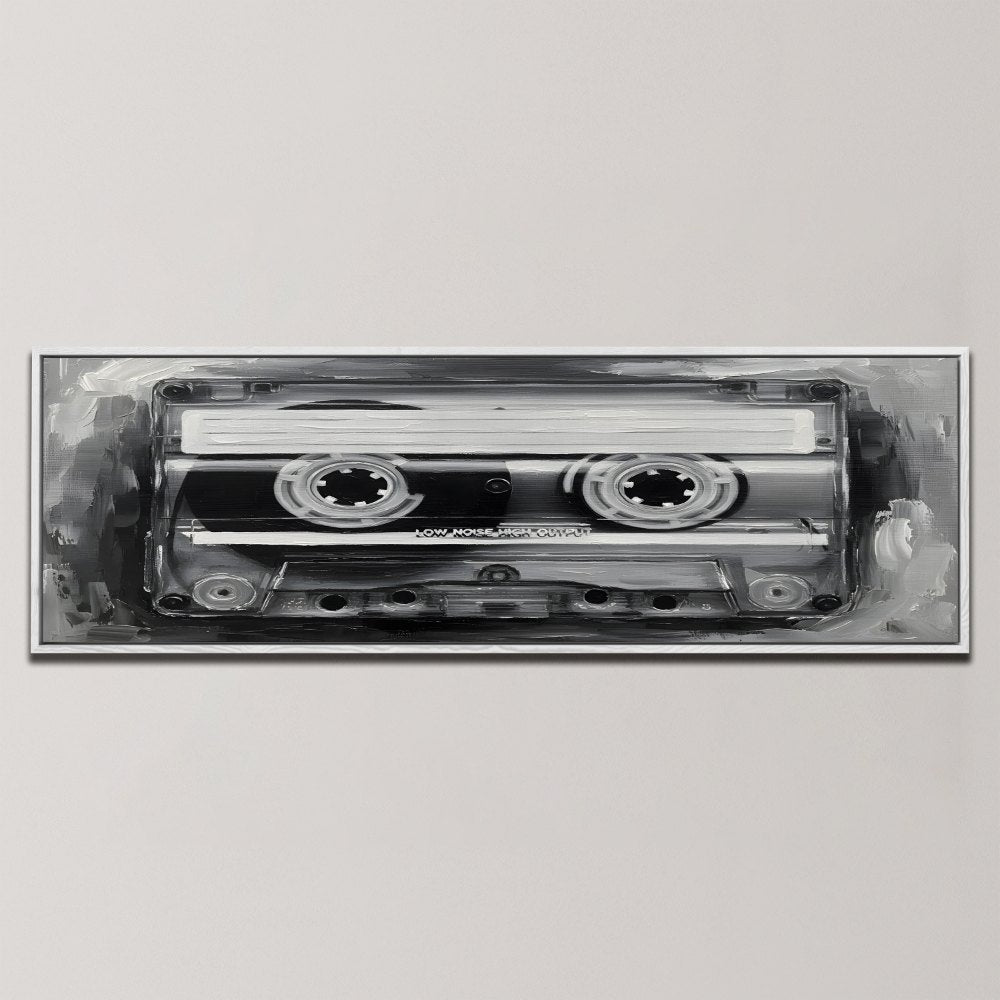RETRO CASSETTE TAPE , PANORAMIC ART