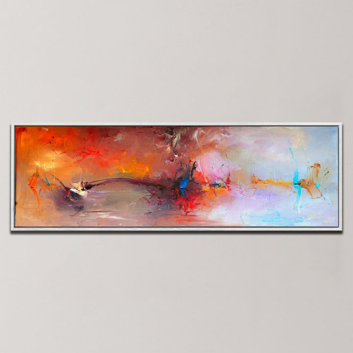 VIBRANT ABSTRACT ENERGY , PANORAMIC ART