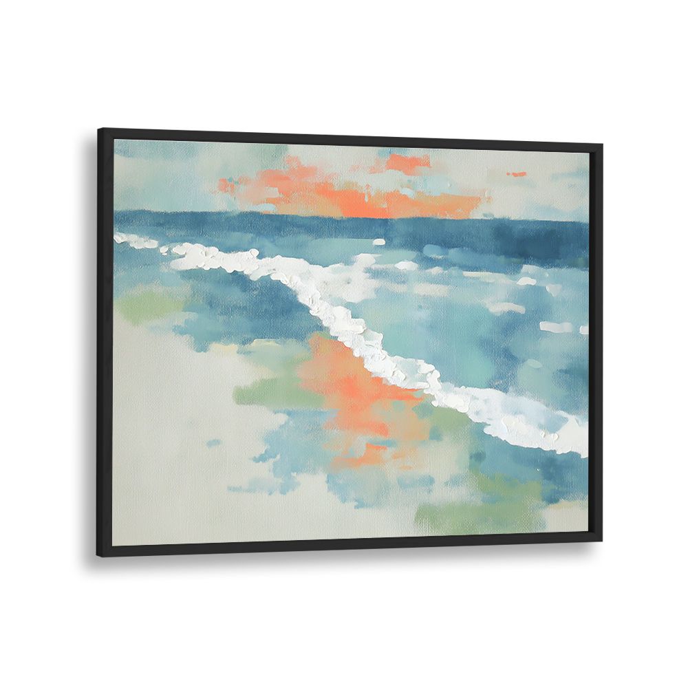 SUNSET REFLECTIONS ON SHORE