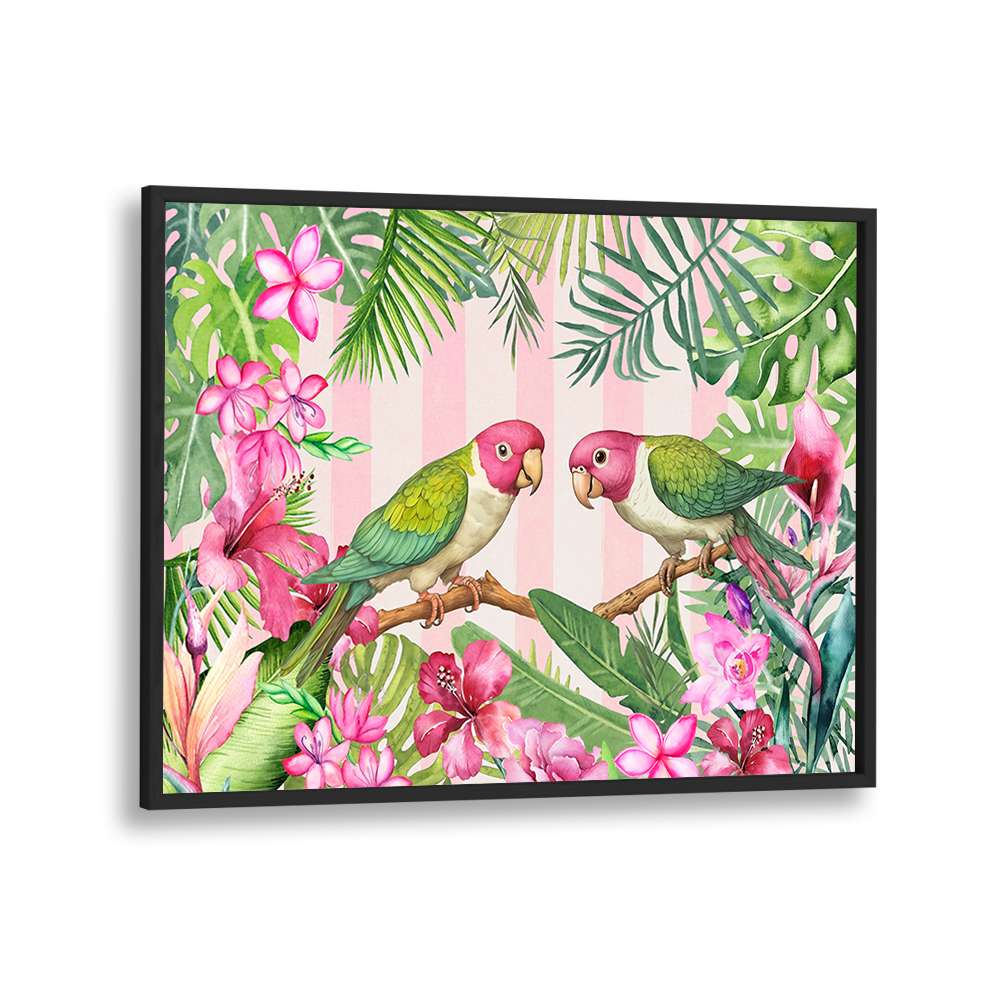 TROPICAL PARROT PAIR