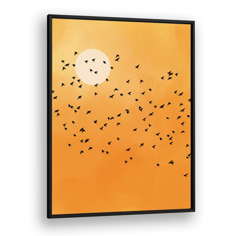 BIRDS GOLDEN SUNSET