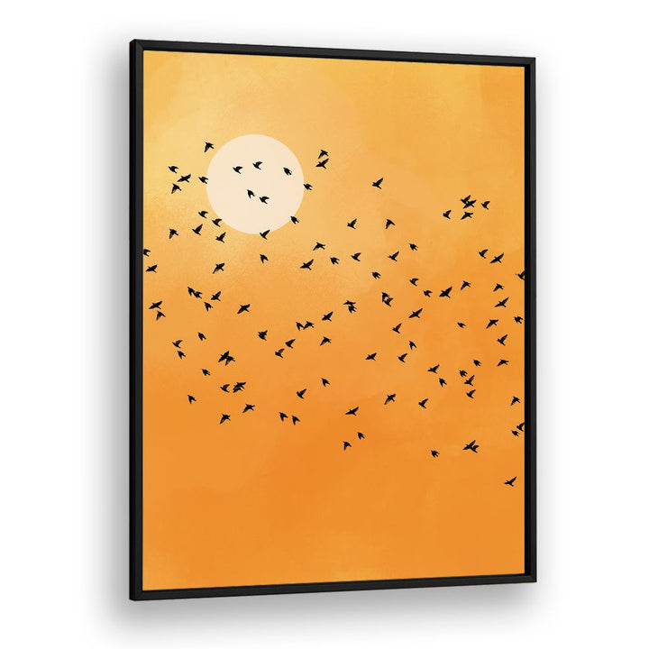 BIRDS GOLDEN SUNSET