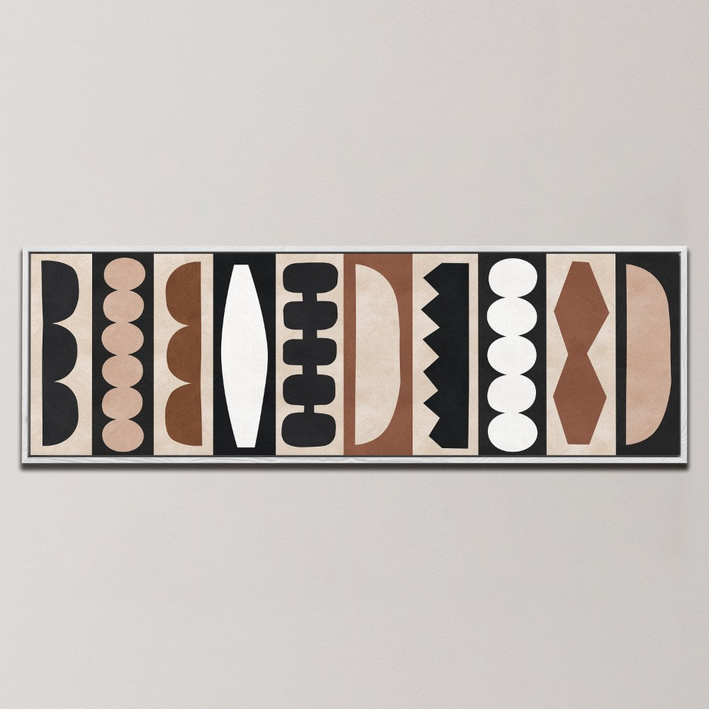 GEOMETRIC ORGANIC FORMS , PANORAMIC ART