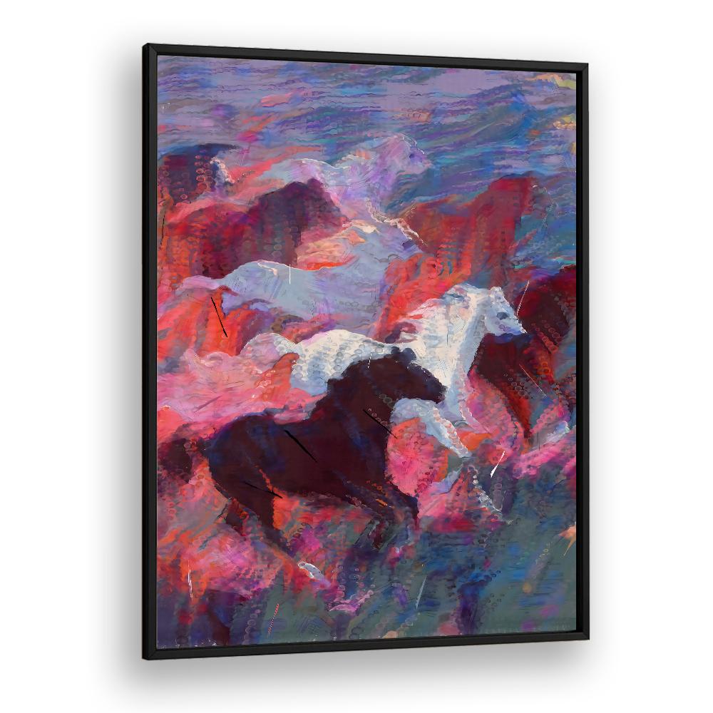 VIBRANT RUNNING HORSES