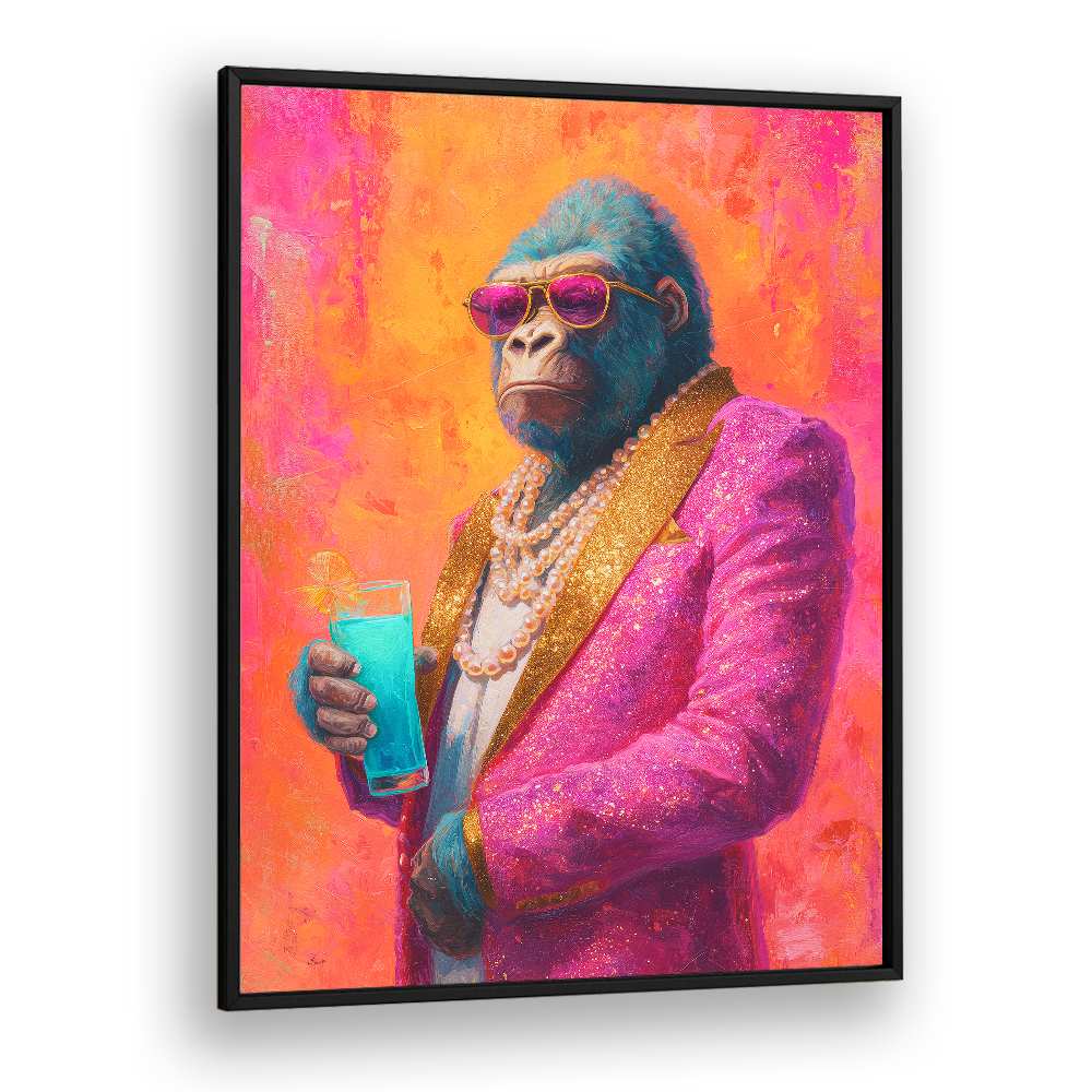 COOL GORILLA PINK SUIT