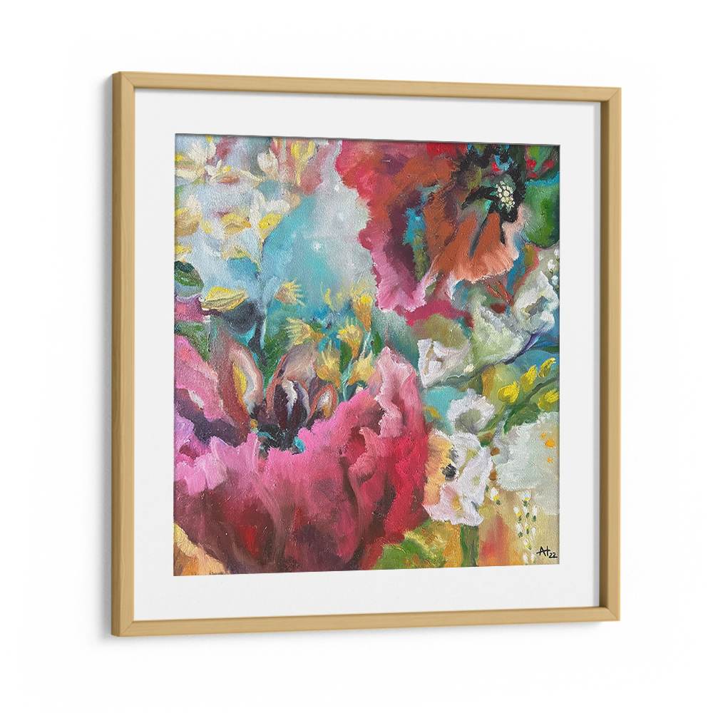 VIBRANT FLORAL ABSTRACT I
