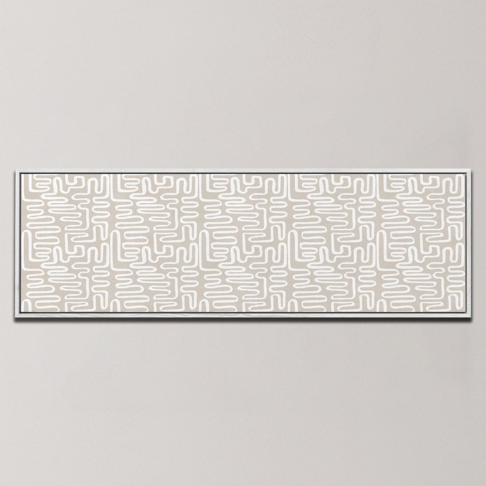 ORGANIC MAZE LINES , PANORAMIC ART