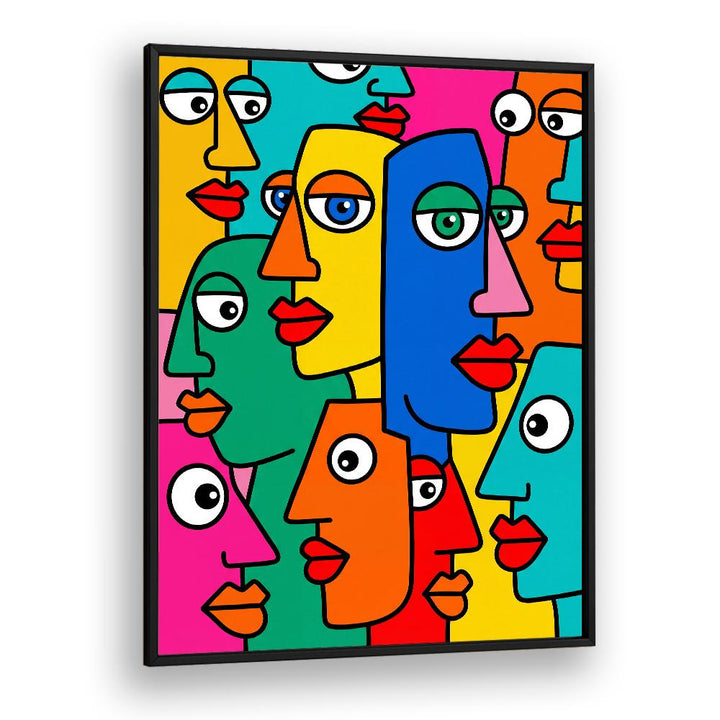 COLORFUL ABSTRACT FACES