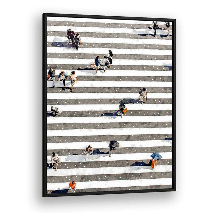 BUSY CITY CROSSWALK