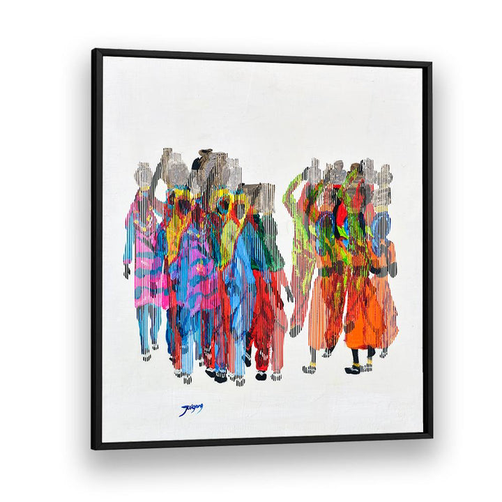 VIBRANT WALKING WOMEN