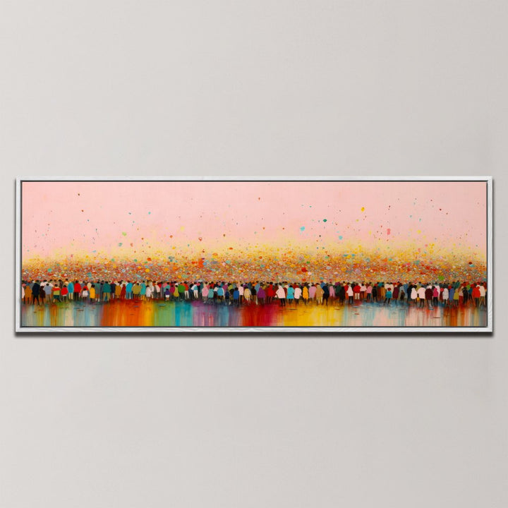 VIBRANT GATHERING , PANORAMIC ART