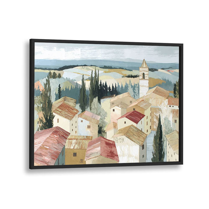 VILLAGE ROOFTOPS IN TUSCANY