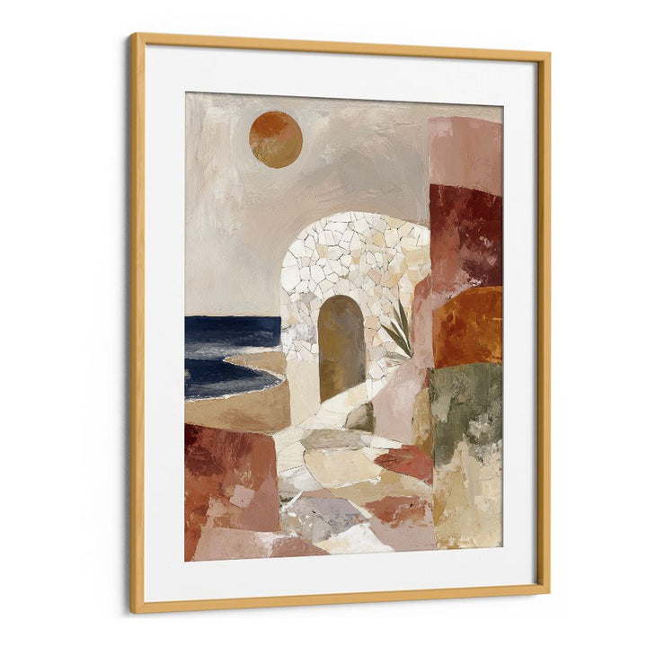 MEDITERRANEAN ARCHWAY BY THE SEA