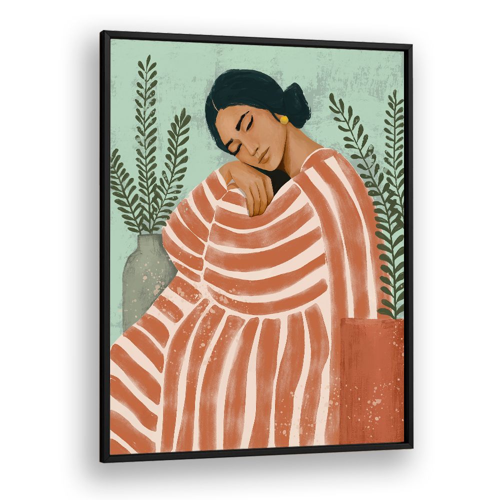 PEACEFUL WOMAN RESTING