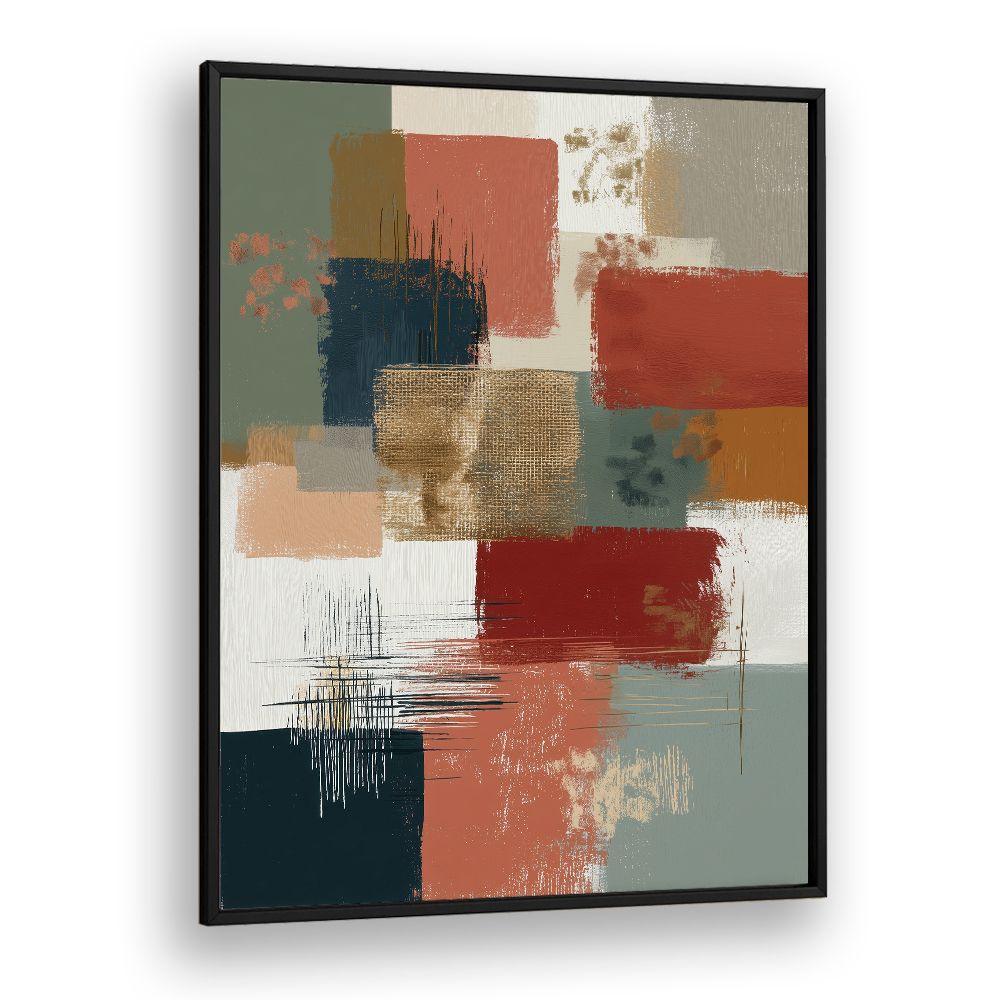 ABSTRACT BRUSHSTROKE GRID I