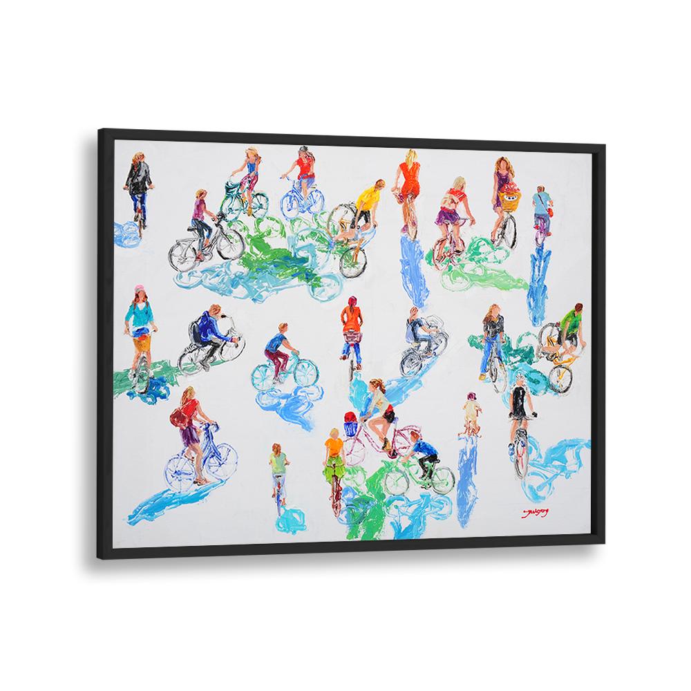 VIBRANT CYCLING SCENE