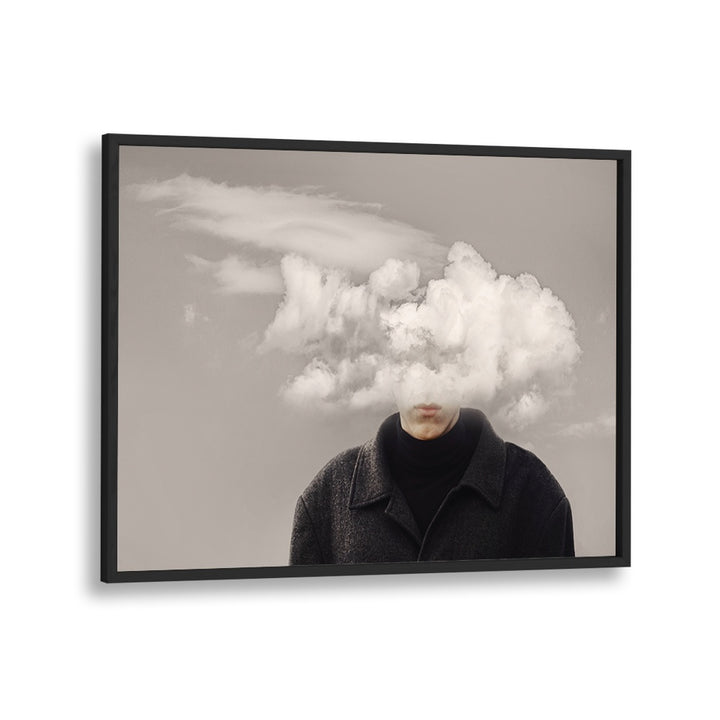 MAN'S HEAD IN CLOUDS