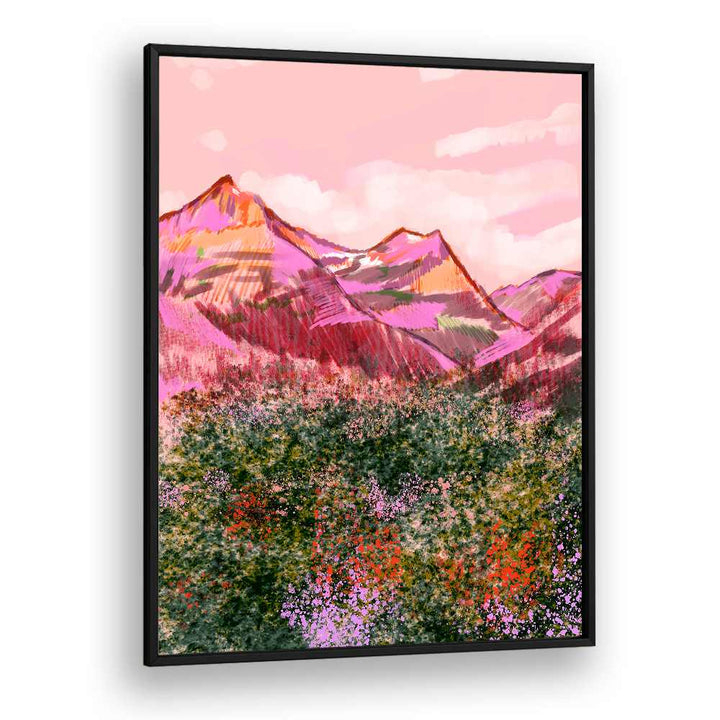 VIBRANT PINK MOUNTAINS