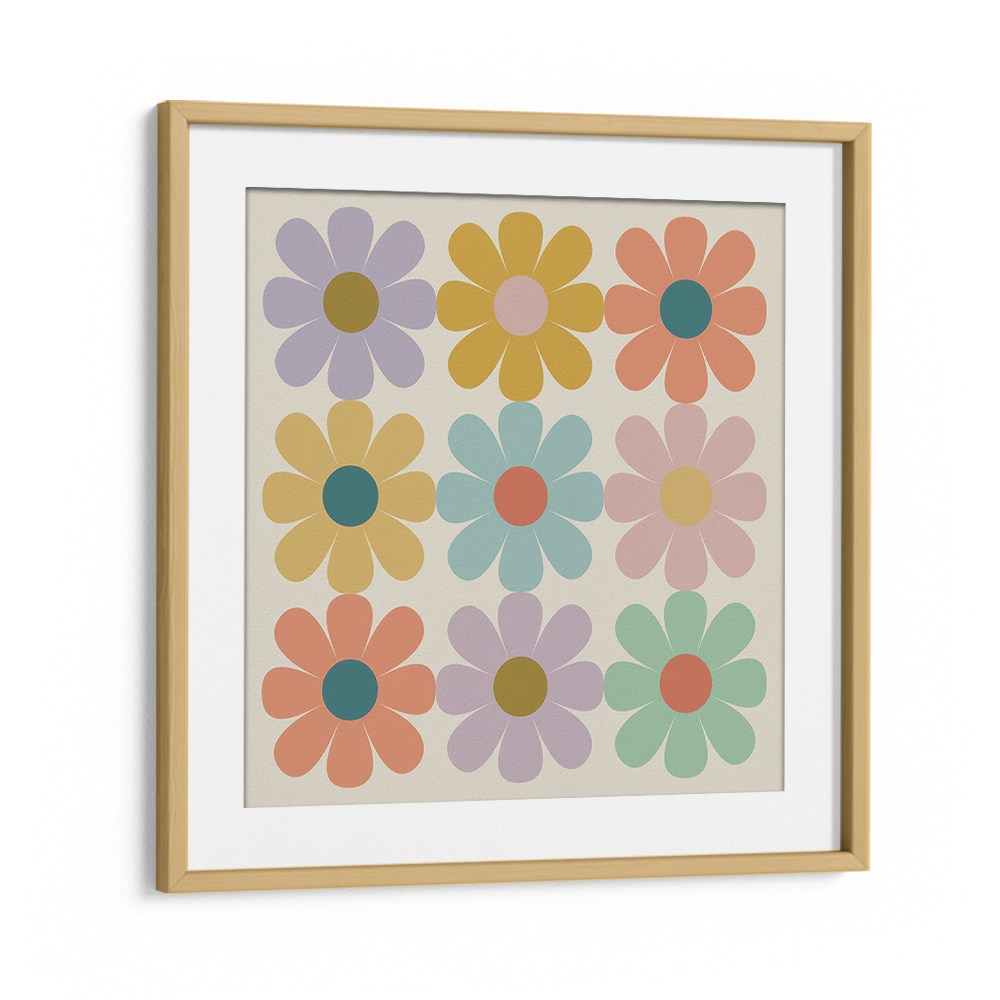 GROOVY PASTEL DAISIES I