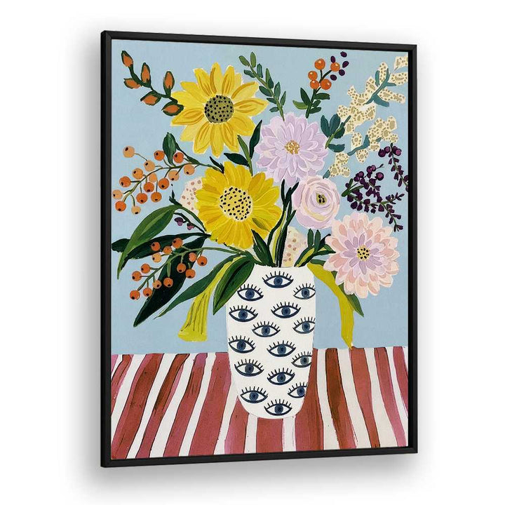 CHEERFUL FLOWERS EYE VASE