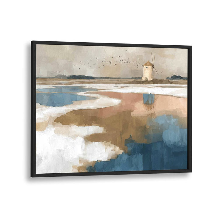 WINDMILL OVER SHALLOW WATERS