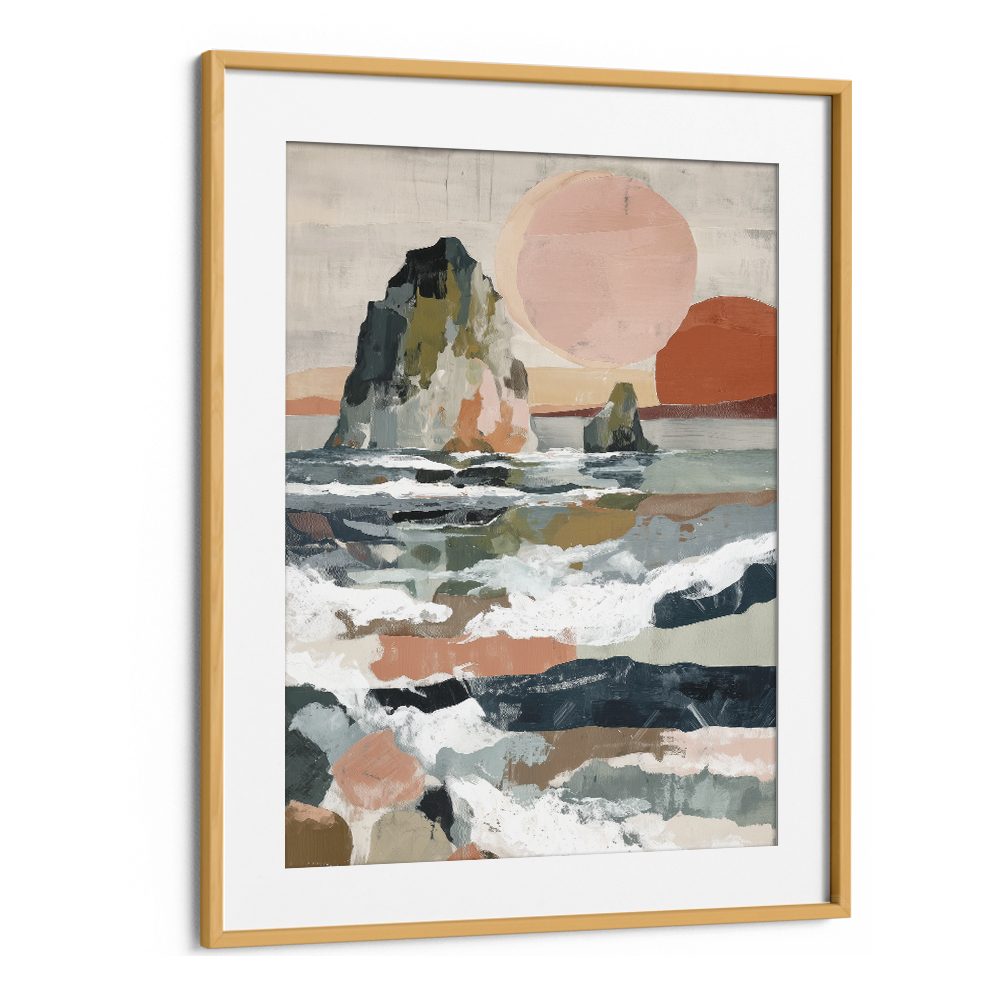 SEA STACK AT SUNSET