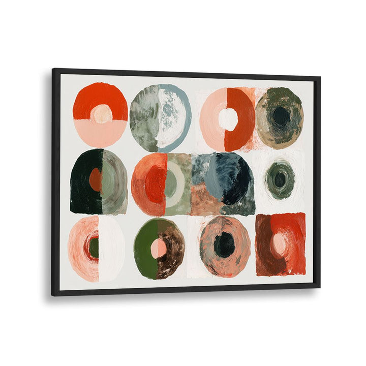 ABSTRACT CIRCLES IN EARTHY TONES