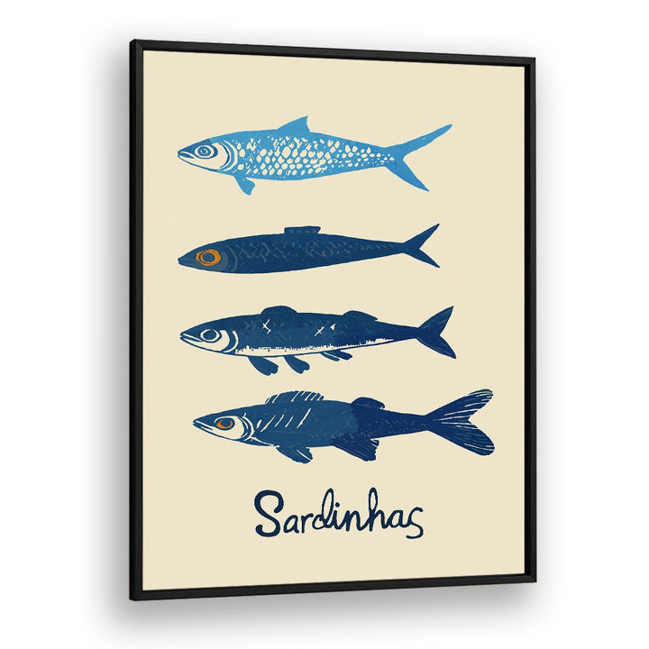 STYLIZED BLUE SARDINES