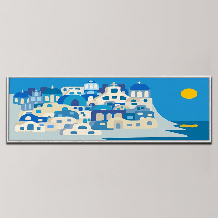 SUNNY SANTORINI  , PANORAMIC ART