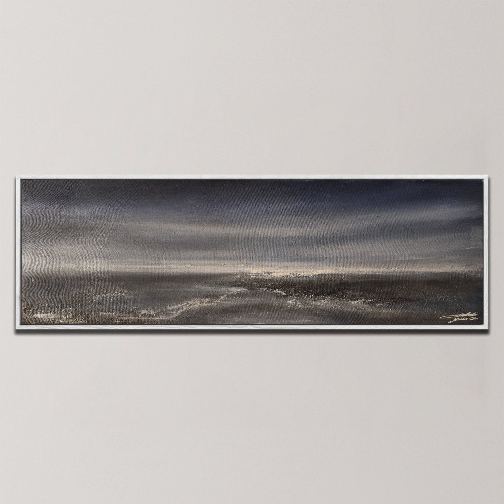 VAST CLOUDY SEASCAPE  , PANORAMIC ART