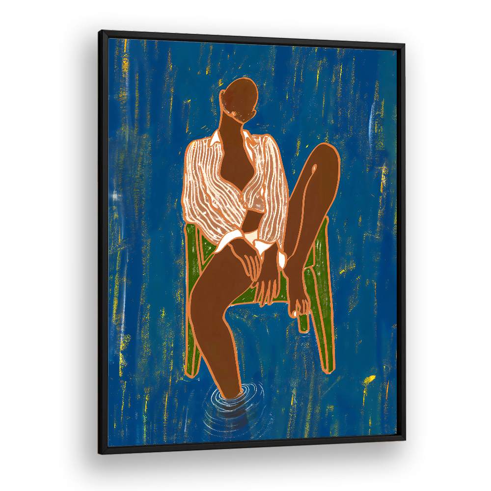 SERENE WOMAN IN WATER