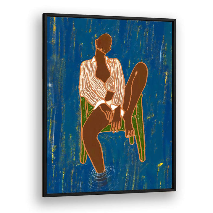 SERENE WOMAN IN WATER