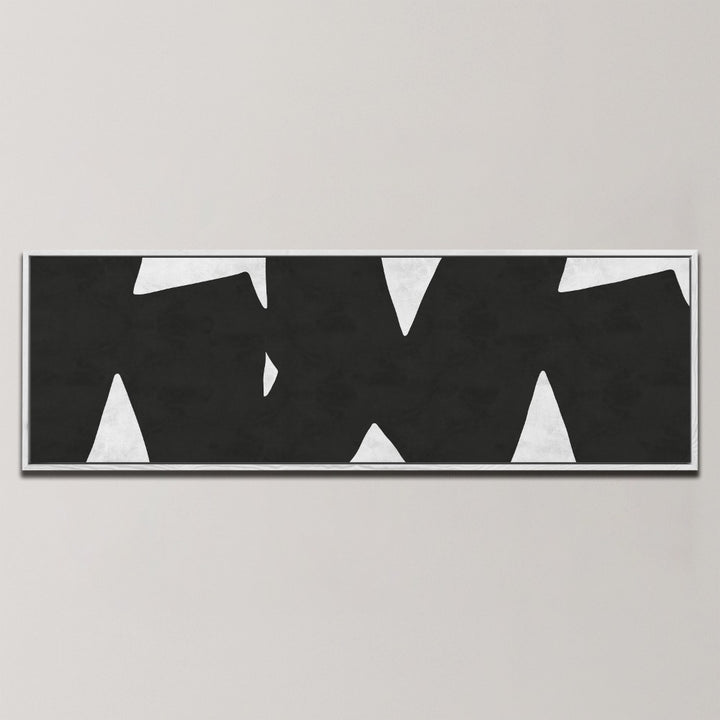SHARP GEOMETRIC SHAPES , PANORAMIC ART