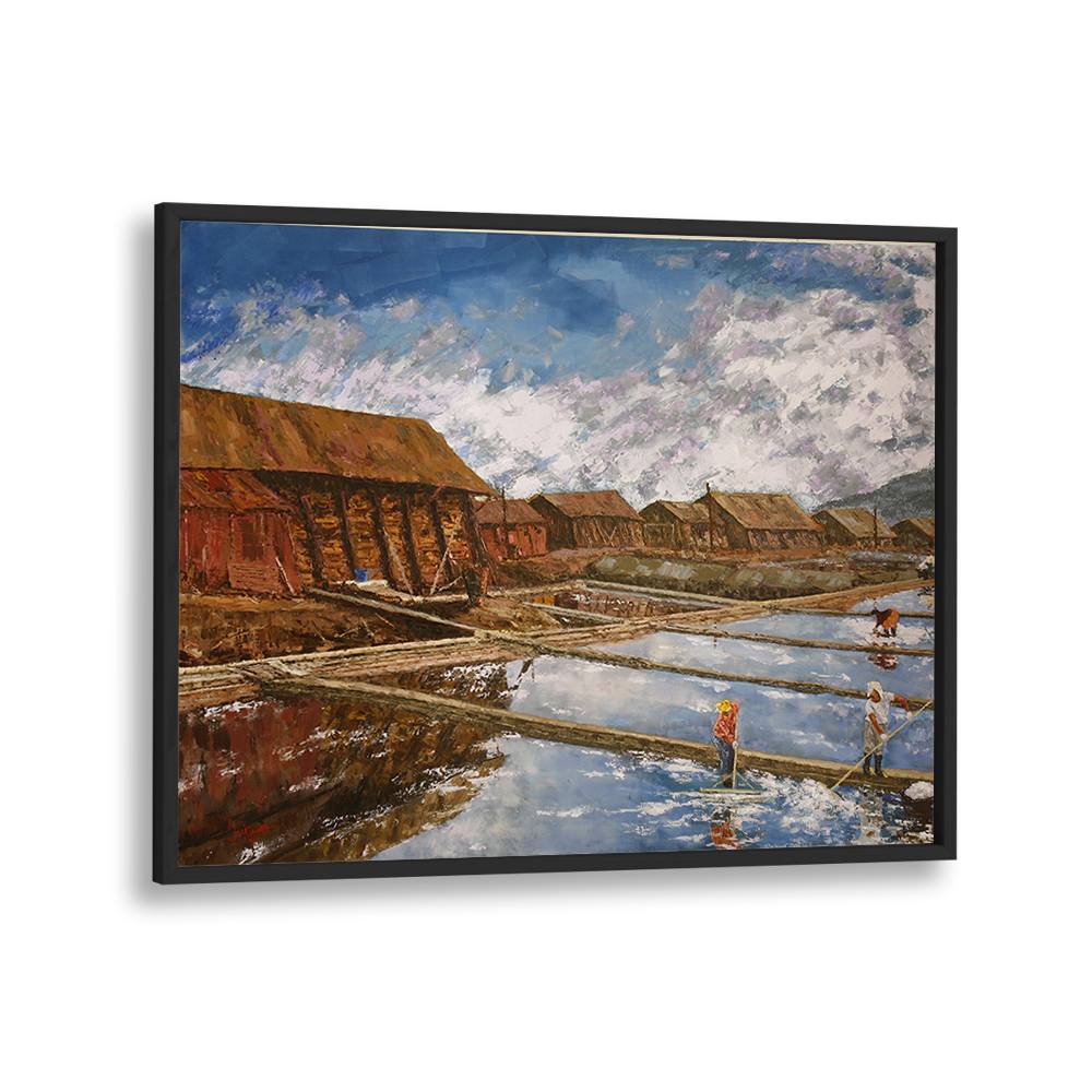 TRADITIONAL SALTWORKS SCENE