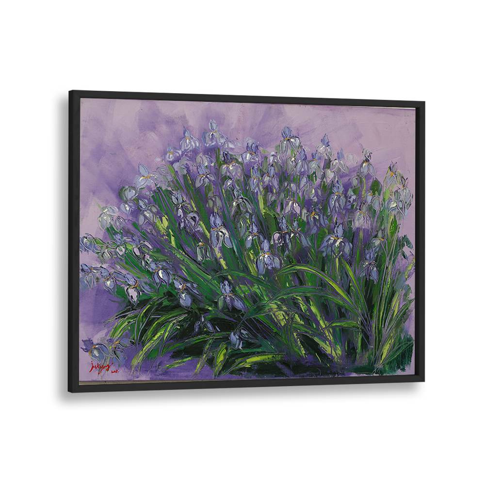 LUSH PURPLE IRISES
