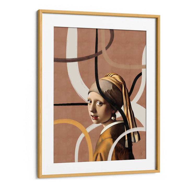 MODERN PEARL EARRING PORTRAIT