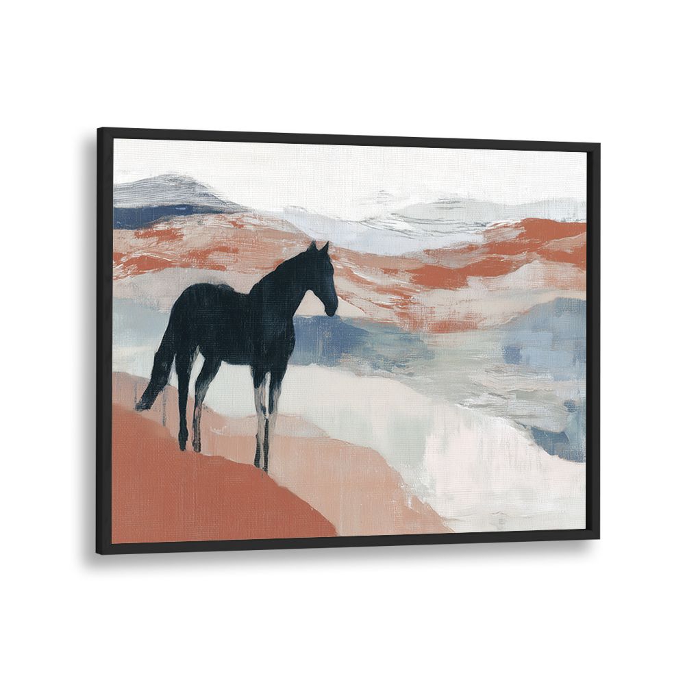 DESERT HORSE AT SUNSET