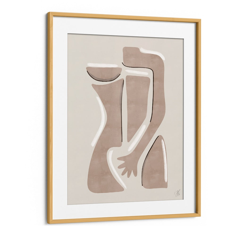 WOMAN V - PANTONE 2025 MOCHA MOUSSE