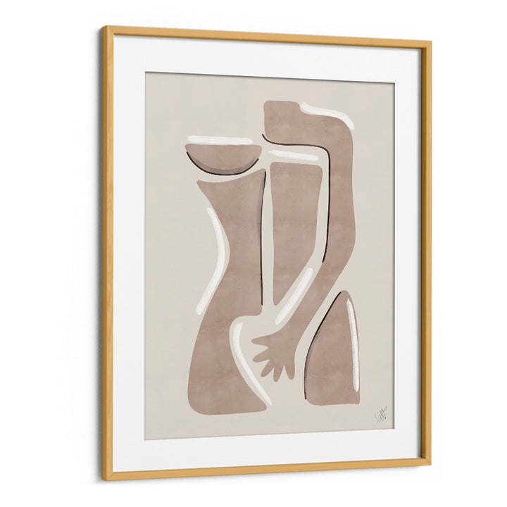 WOMAN V - PANTONE 2025 MOCHA MOUSSE