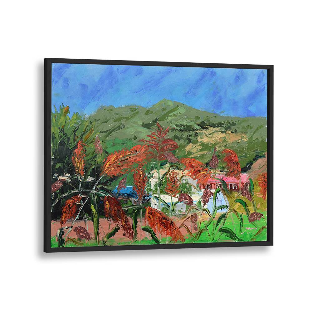 VIBRANT SORGHUM FIELD LANDSCAPE