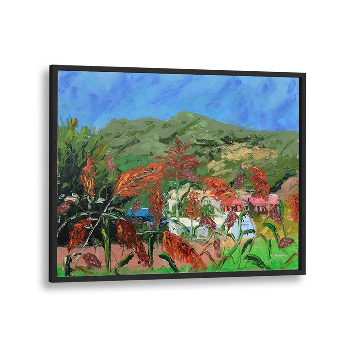 VIBRANT SORGHUM FIELD LANDSCAPE