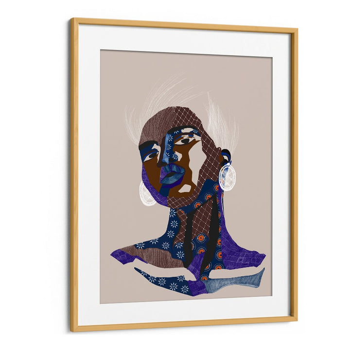 MODERN PATTERNED PORTRAIT