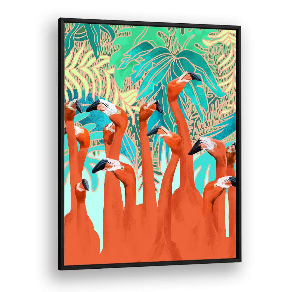 EXOTIC FLAMINGO FLOCK